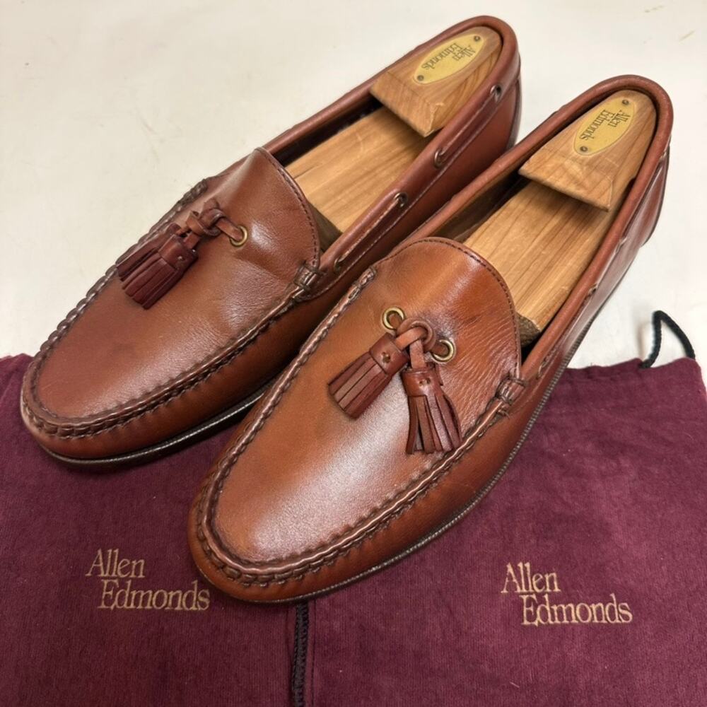 NEW HEELS Rancourt & Co. x Allen Edmonds Vashon Handsewn Tassel Loafer USA 9.5 D